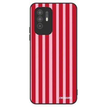 Hülle für OPPO A94 5G - Lines red