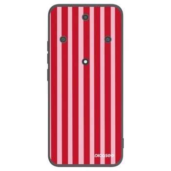 Picasee Honor Magic5 Lite 5G Hülle - Schwarzes Silikon - Lines red
