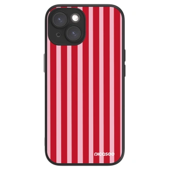 Picasee ULTIMATE CASE MagSafe für Apple iPhone 15 - Lines red