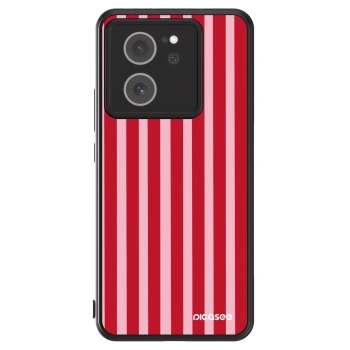 Hülle für Xiaomi 13T Pro - Lines red