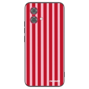 Hülle für Motorola Moto G84 5G - Lines red