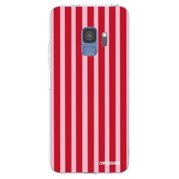 Hülle für Samsung Galaxy S9 G960F - Lines red