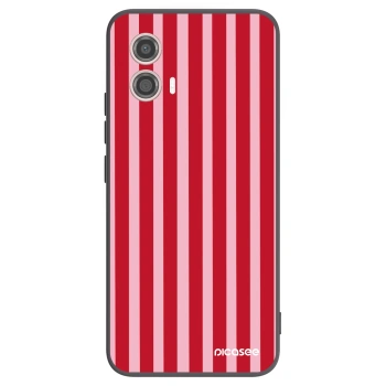 Hülle für Motorola Moto G53 5G - Lines red