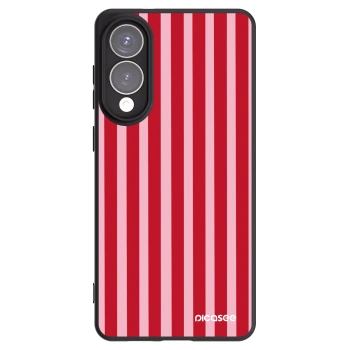 Picasee Samsung Galaxy S25 Edge 5G Hülle - Schwarzes Silikon - Lines red