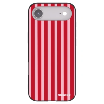 Picasee Apple iPhone Air Hülle - Schwarzes Silikon - Lines red