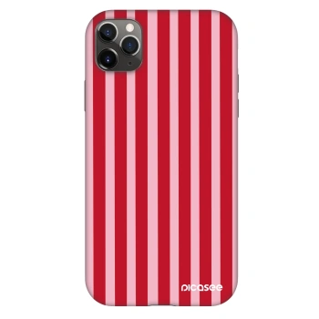 Hülle für Apple iPhone 11 Pro Max - Lines red