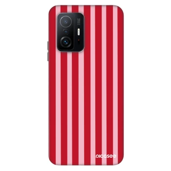 Hülle für Xiaomi 11T Pro - Lines red