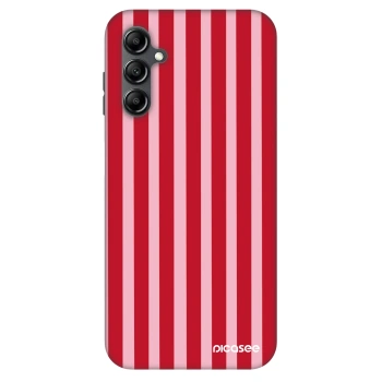 Hülle für Samsung Galaxy A14 4G A145R - Lines red