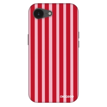 Hülle für Apple iPhone 16e - Lines red
