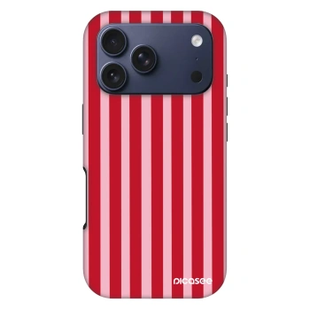 Hülle für Apple iPhone 17 Pro - Lines red