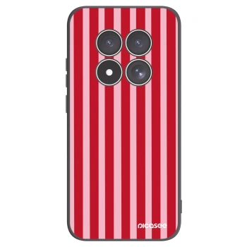 Picasee Xiaomi Redmi Note 15 Pro 4G Hülle - Schwarzes Silikon - Lines red