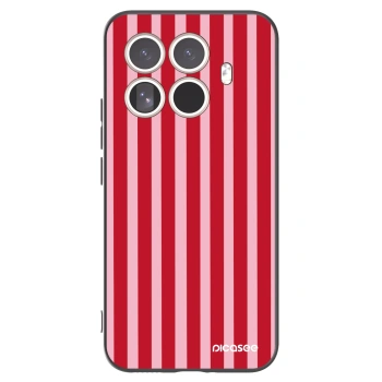 Picasee Xiaomi 15T Pro Hülle - Schwarzes Silikon - Lines red