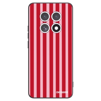 Picasee Xiaomi Redmi Note 15 4G Hülle - Schwarzes Silikon - Lines red