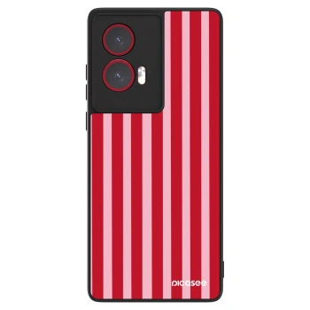 Hülle für Motorola Edge 50 Fusion - Lines red