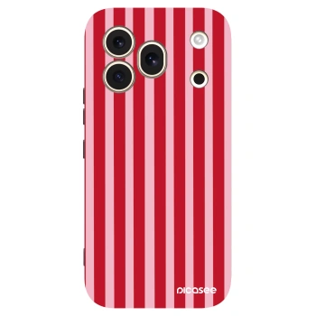 Hülle für Honor 600 Pro - Lines red