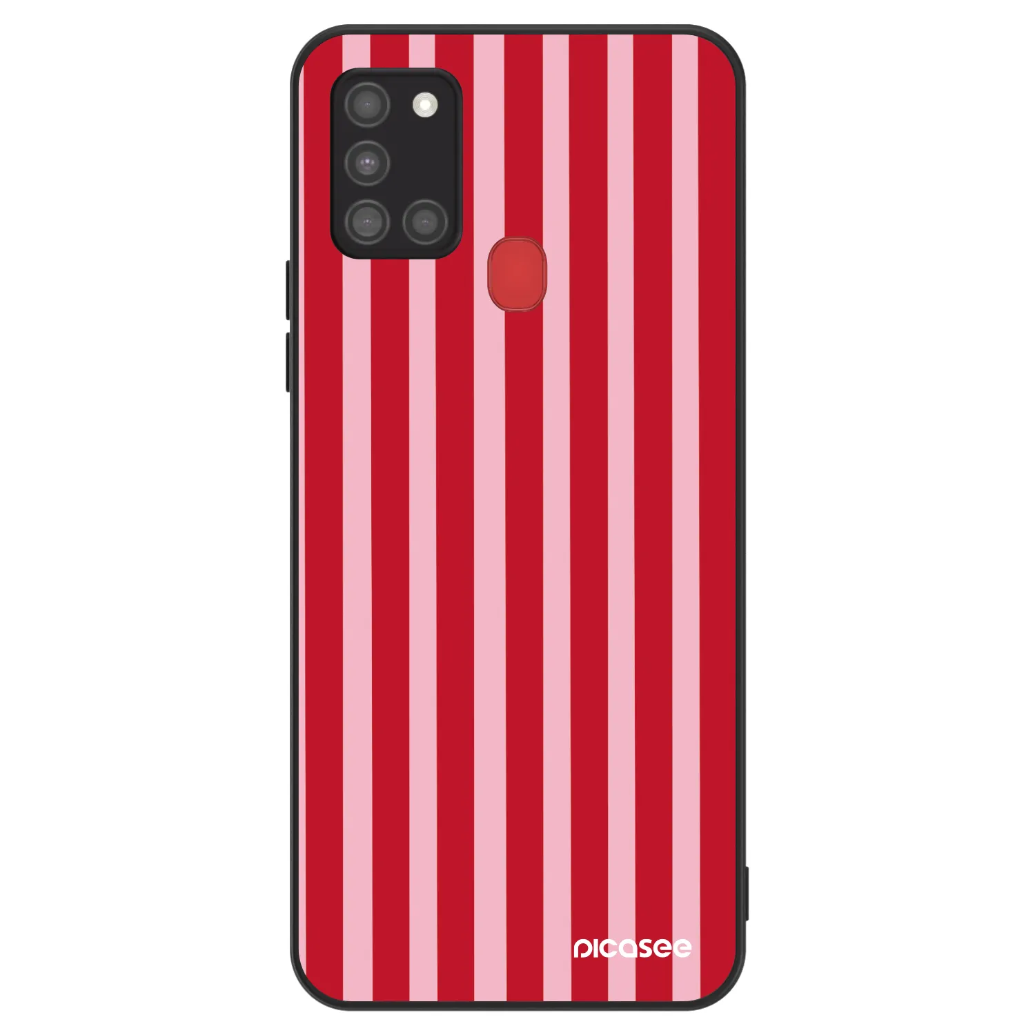 Picasee ULTIMATE CASE für Samsung Galaxy A21s - Lines red