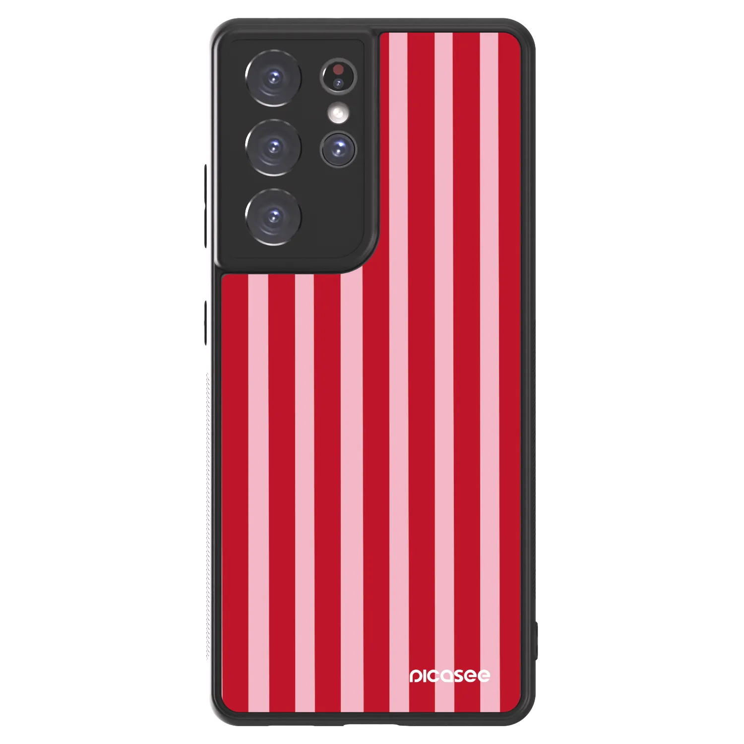 Picasee ULTIMATE CASE für Samsung Galaxy S21 Ultra 5G G998B - Lines red