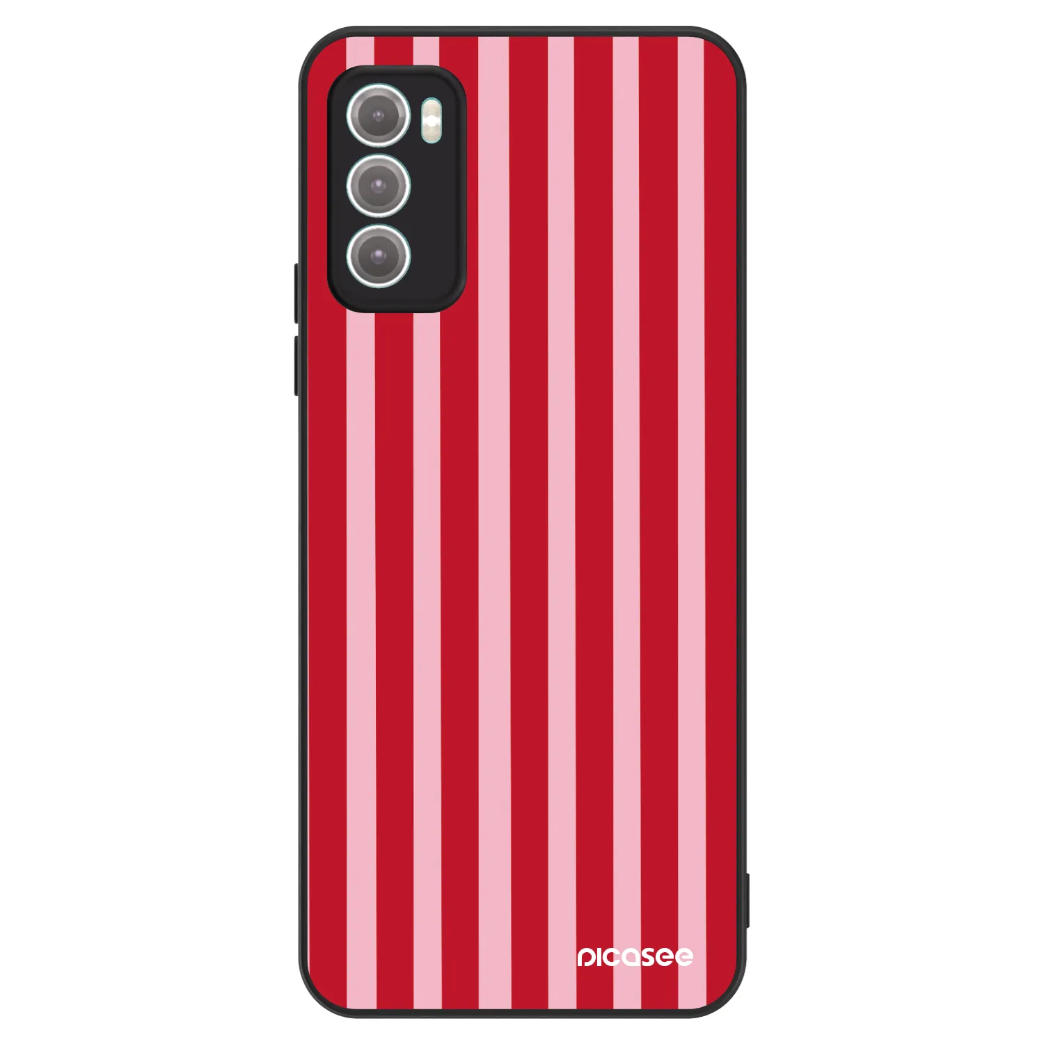 Picasee ULTIMATE CASE für Motorola Moto G60 - Lines red