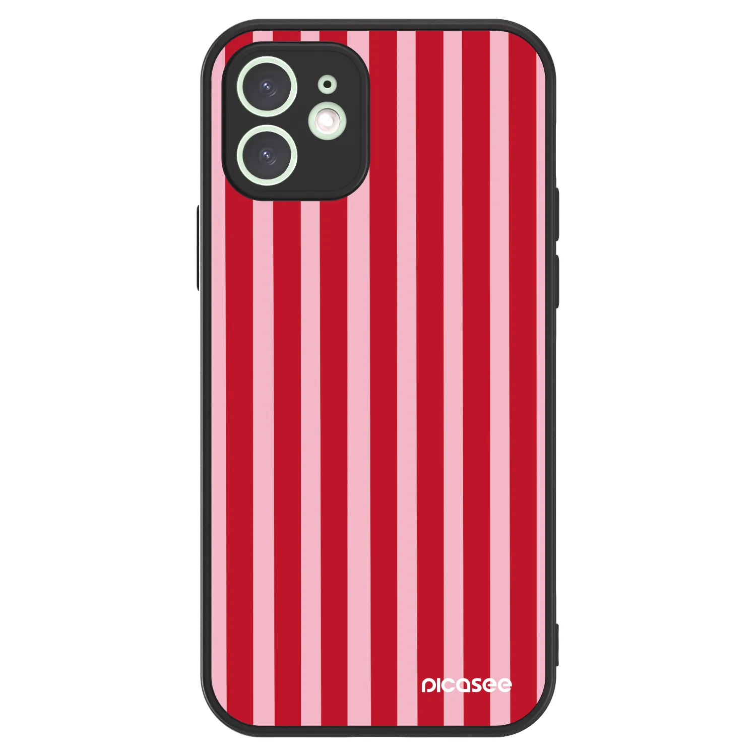 Picasee ULTIMATE CASE MagSafe für Apple iPhone 12 - Lines red
