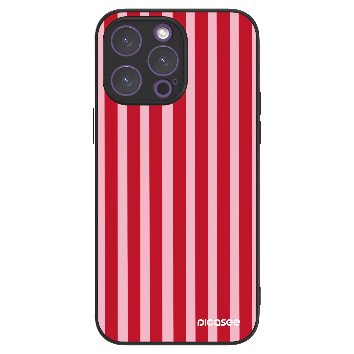 Picasee ULTIMATE CASE MagSafe für Apple iPhone 14 Pro Max - Lines red