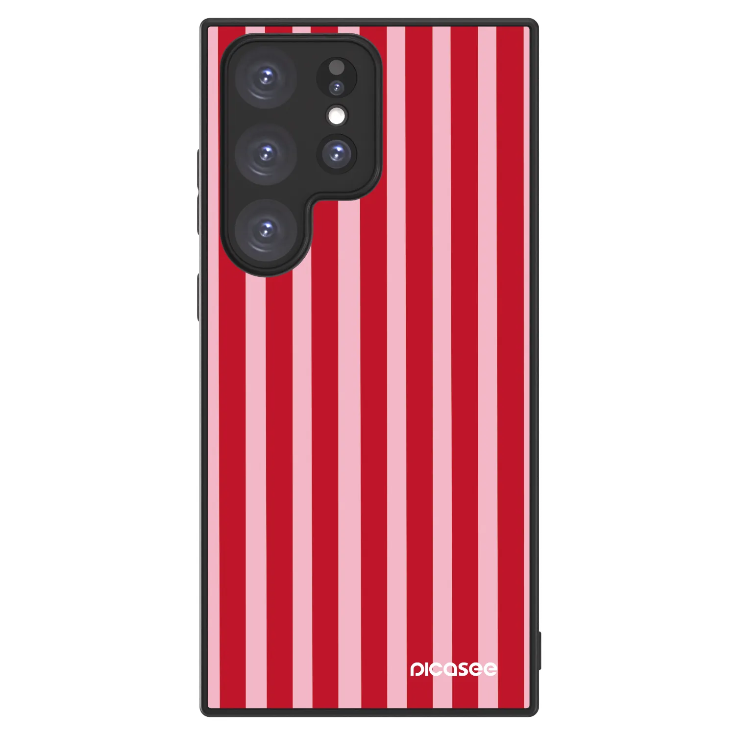 Picasee ULTIMATE CASE PowerShare für Samsung Galaxy S23 Ultra 5G - Lines red