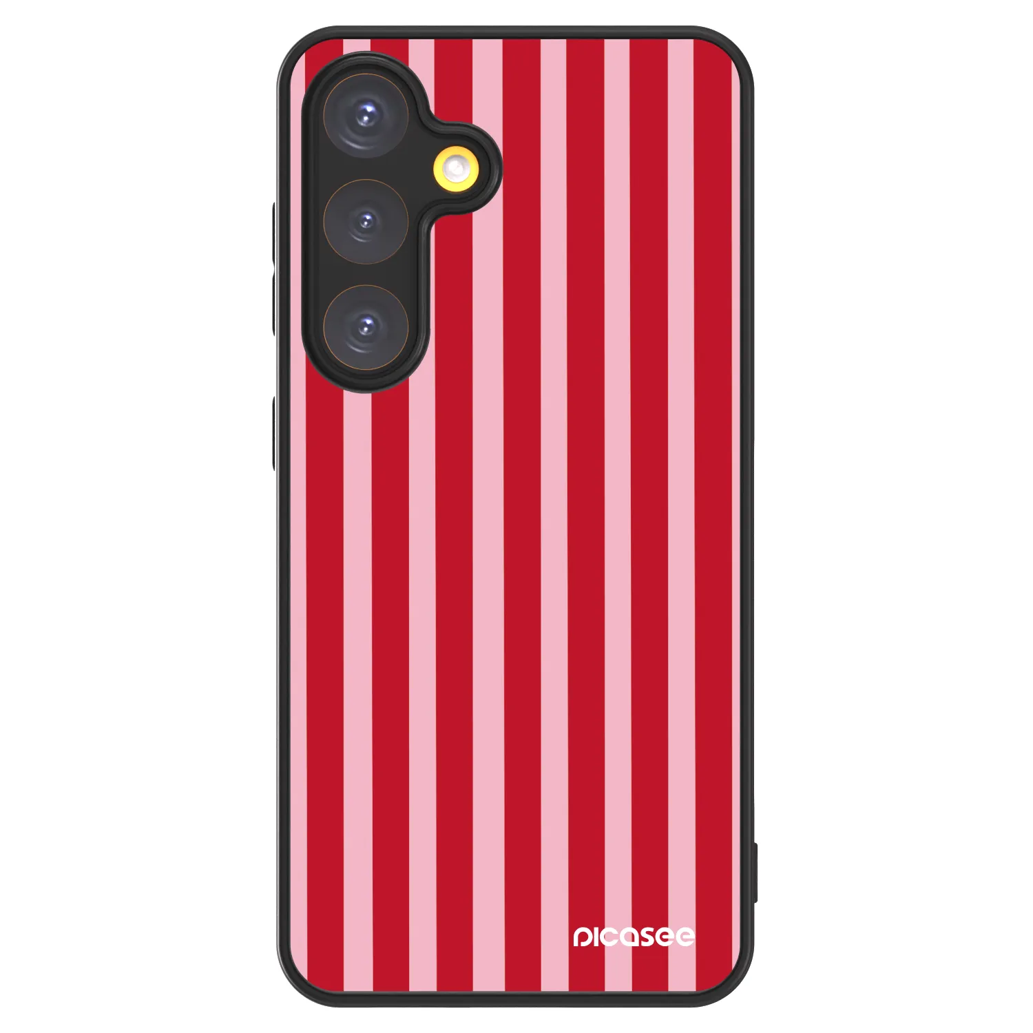 Picasee ULTIMATE CASE PowerShare für Samsung Galaxy S24 S921B 5G - Lines red