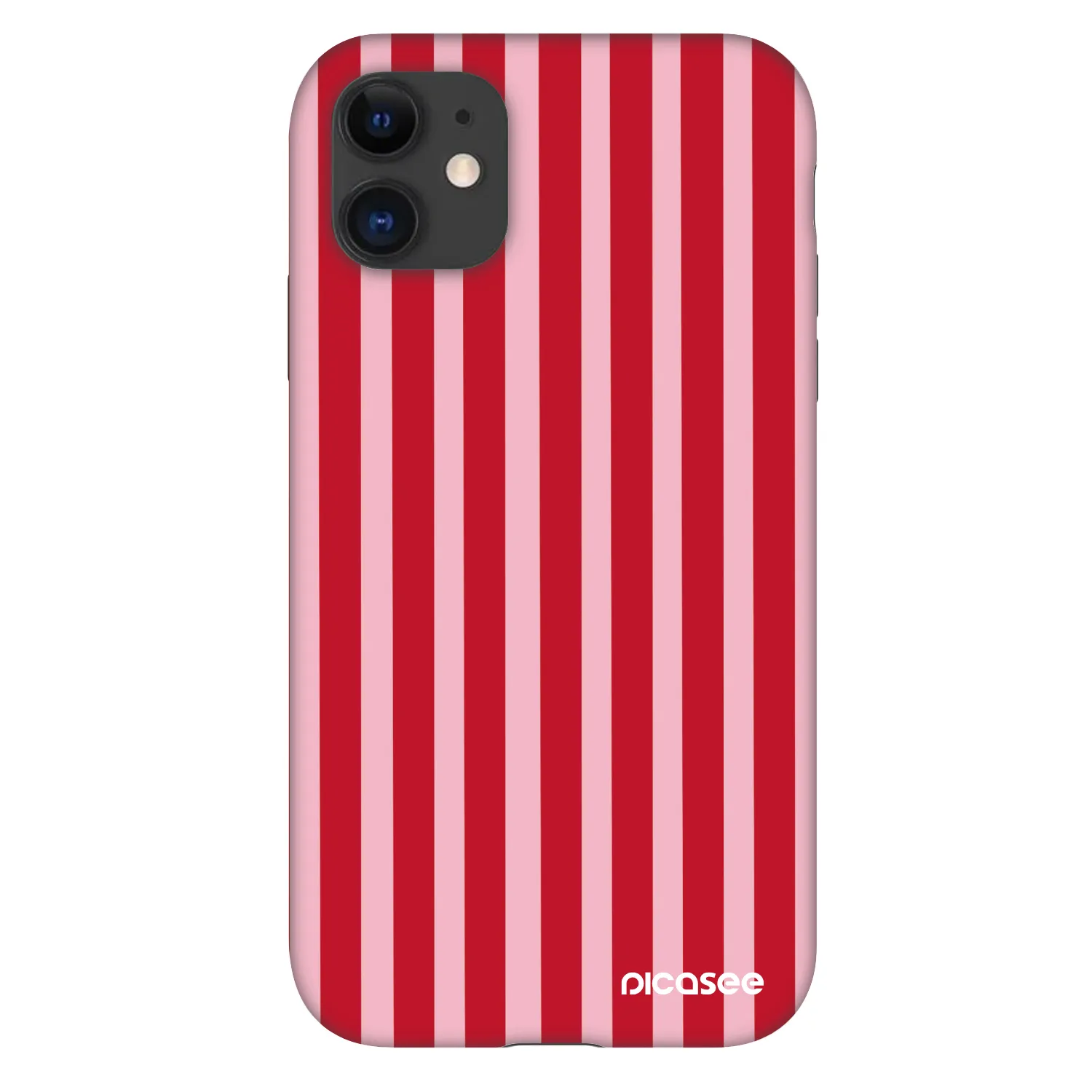 Picasee Fashion Case für Apple iPhone 11 - Lines red
