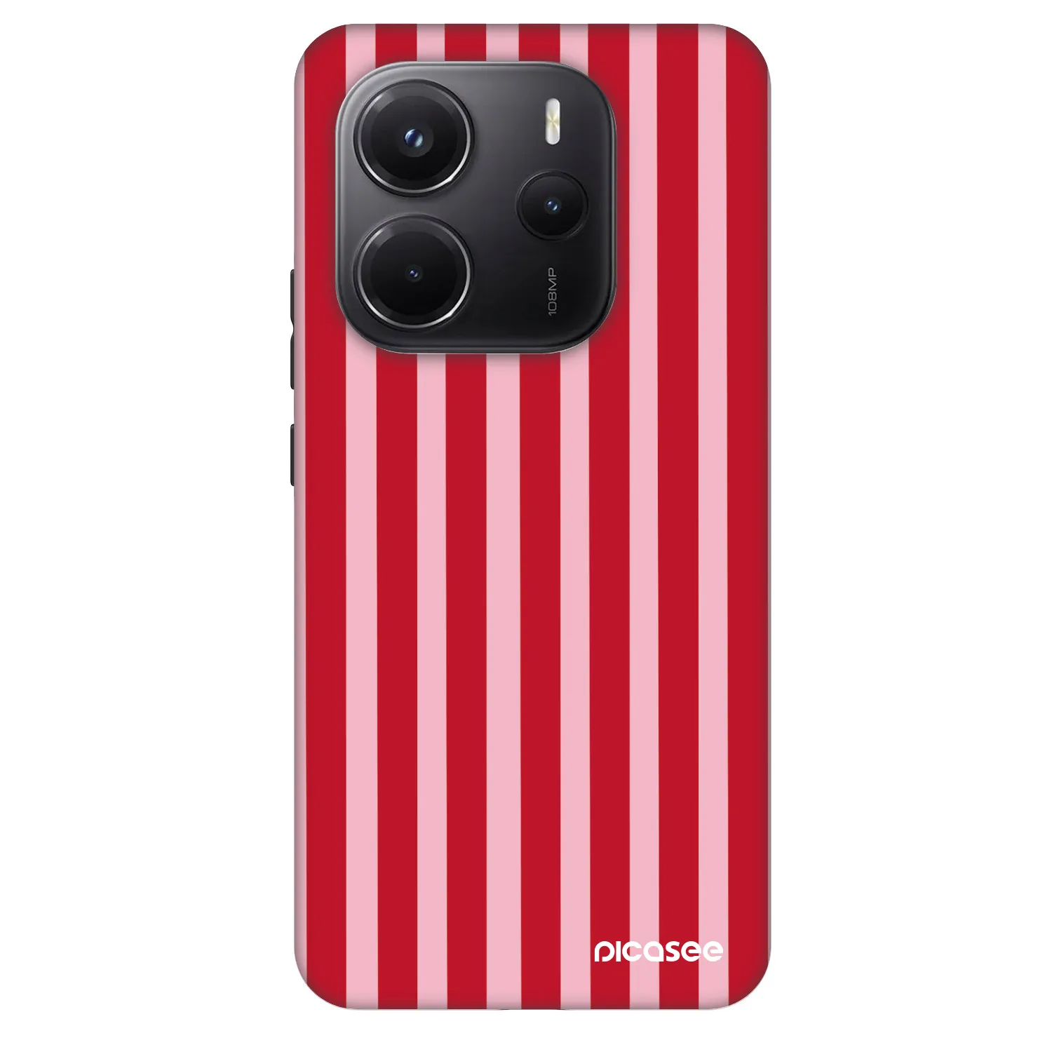 Picasee Fashion Case für Xiaomi Redmi Note 14 5G - Lines red