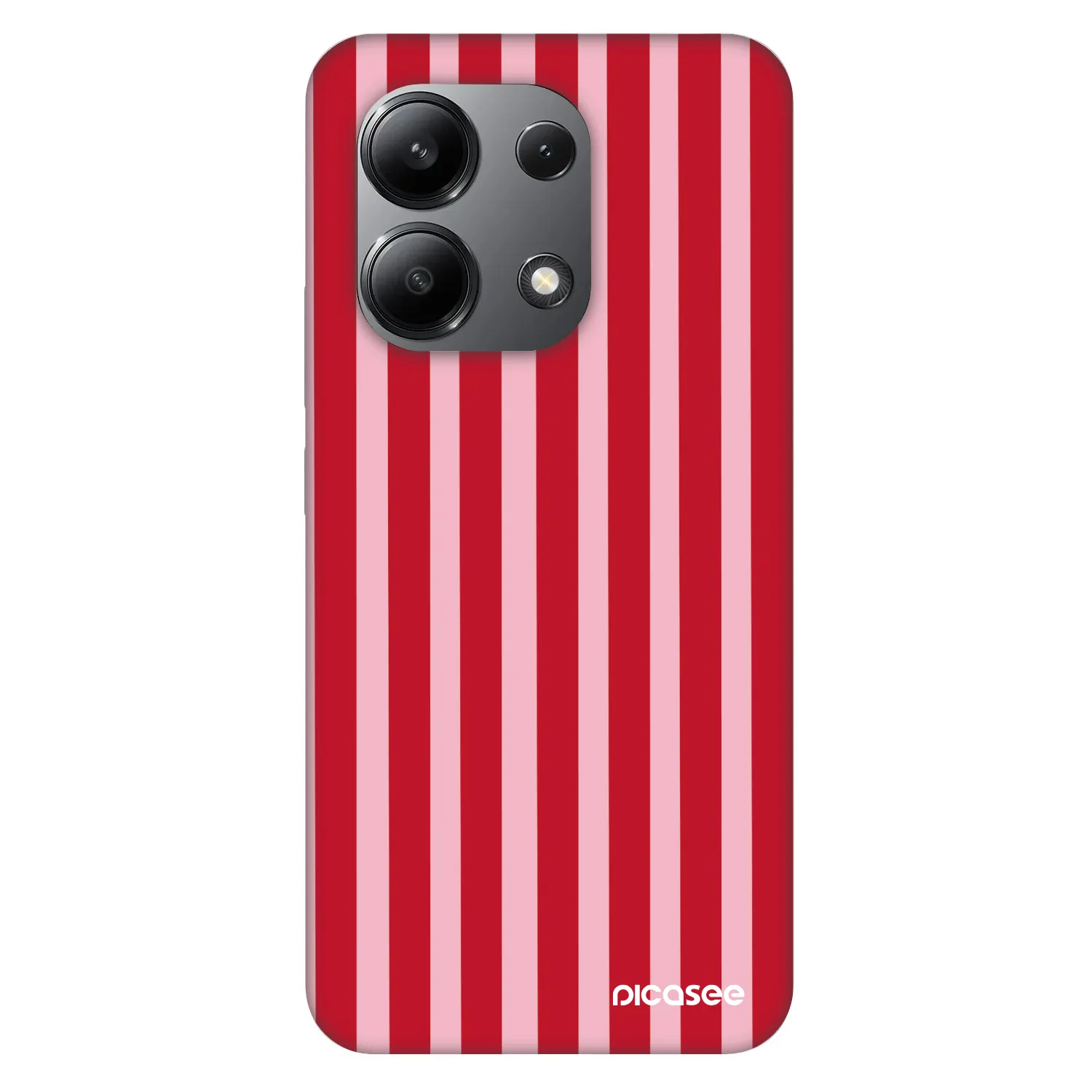 Picasee Fashion Case für Xiaomi Redmi Note 13 4G - Lines red