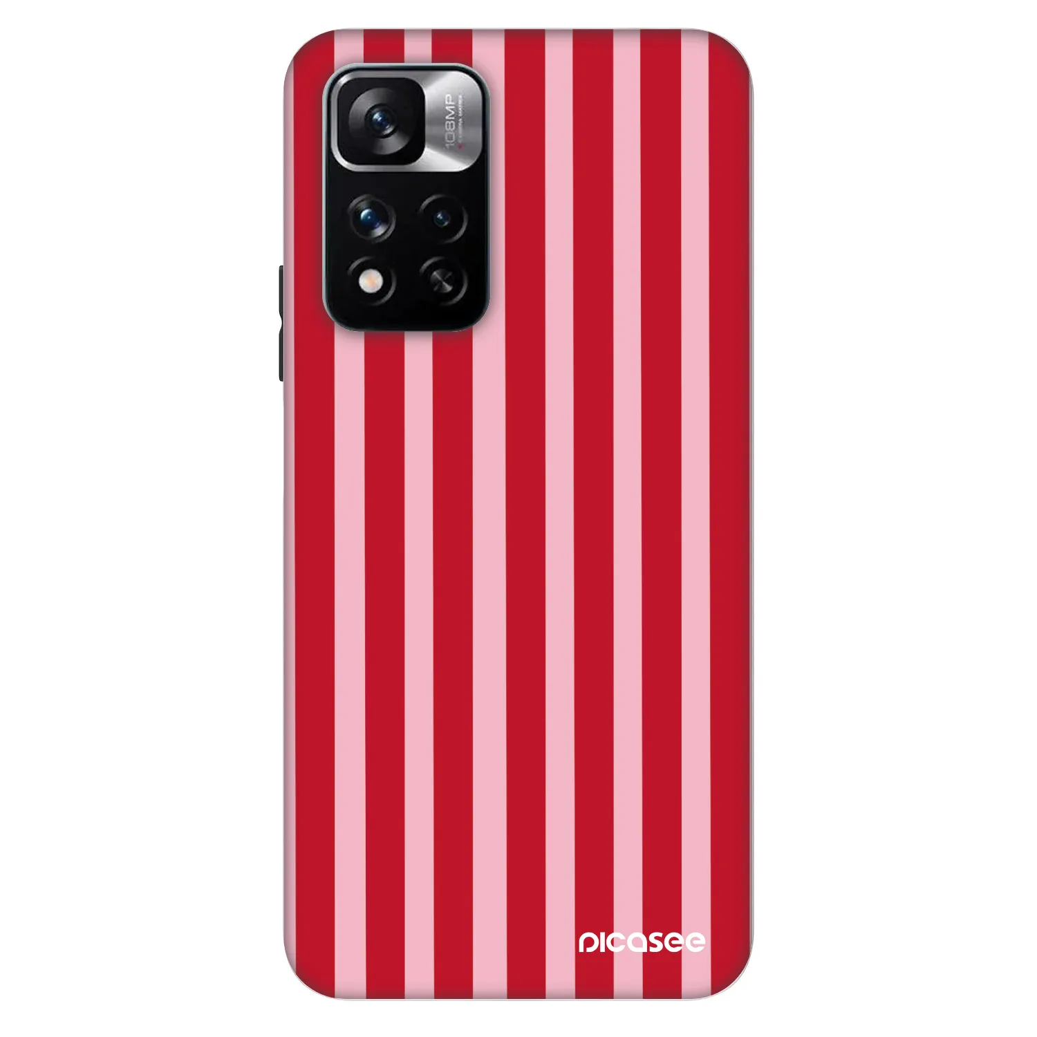 Picasee Fashion Case für Xiaomi Redmi Note 11 Pro - Lines red