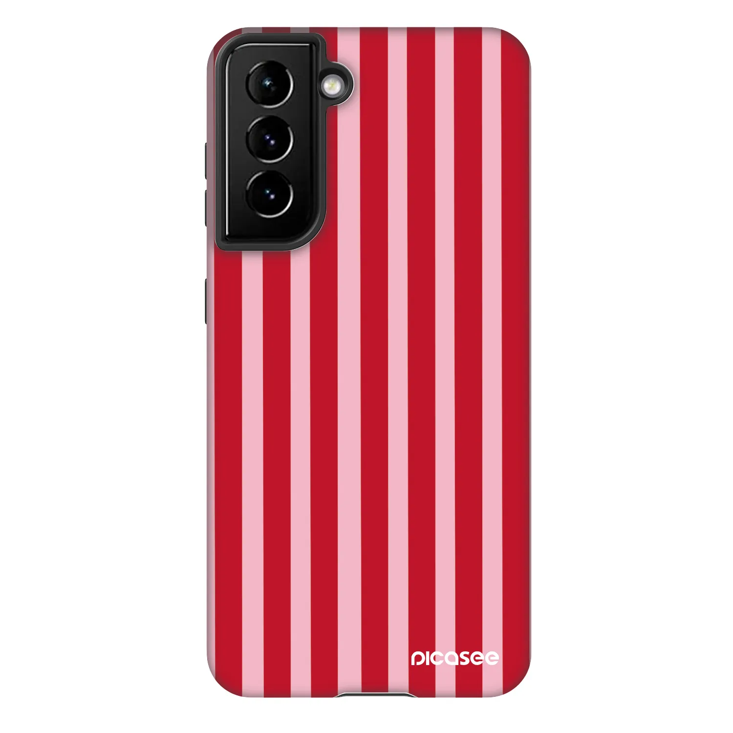 Picasee Fashion Case für Samsung Galaxy S21 5G G991B - Lines red