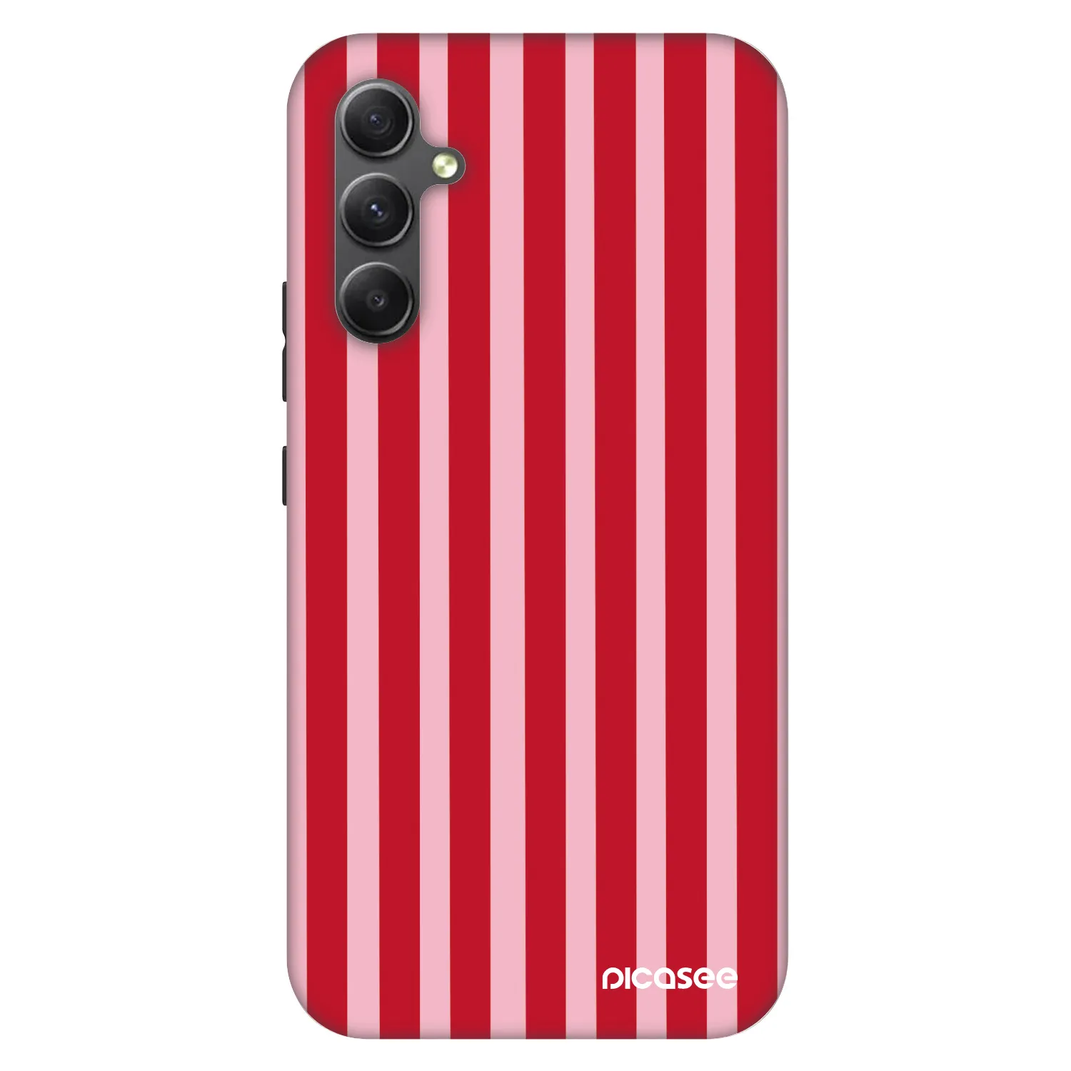 Picasee Fashion Case für Samsung Galaxy A34 5G A346B - Lines red