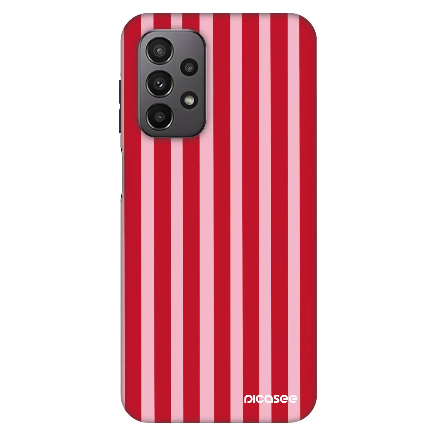 Picasee Fashion Case für Samsung Galaxy A23 A236B 5G - Lines red