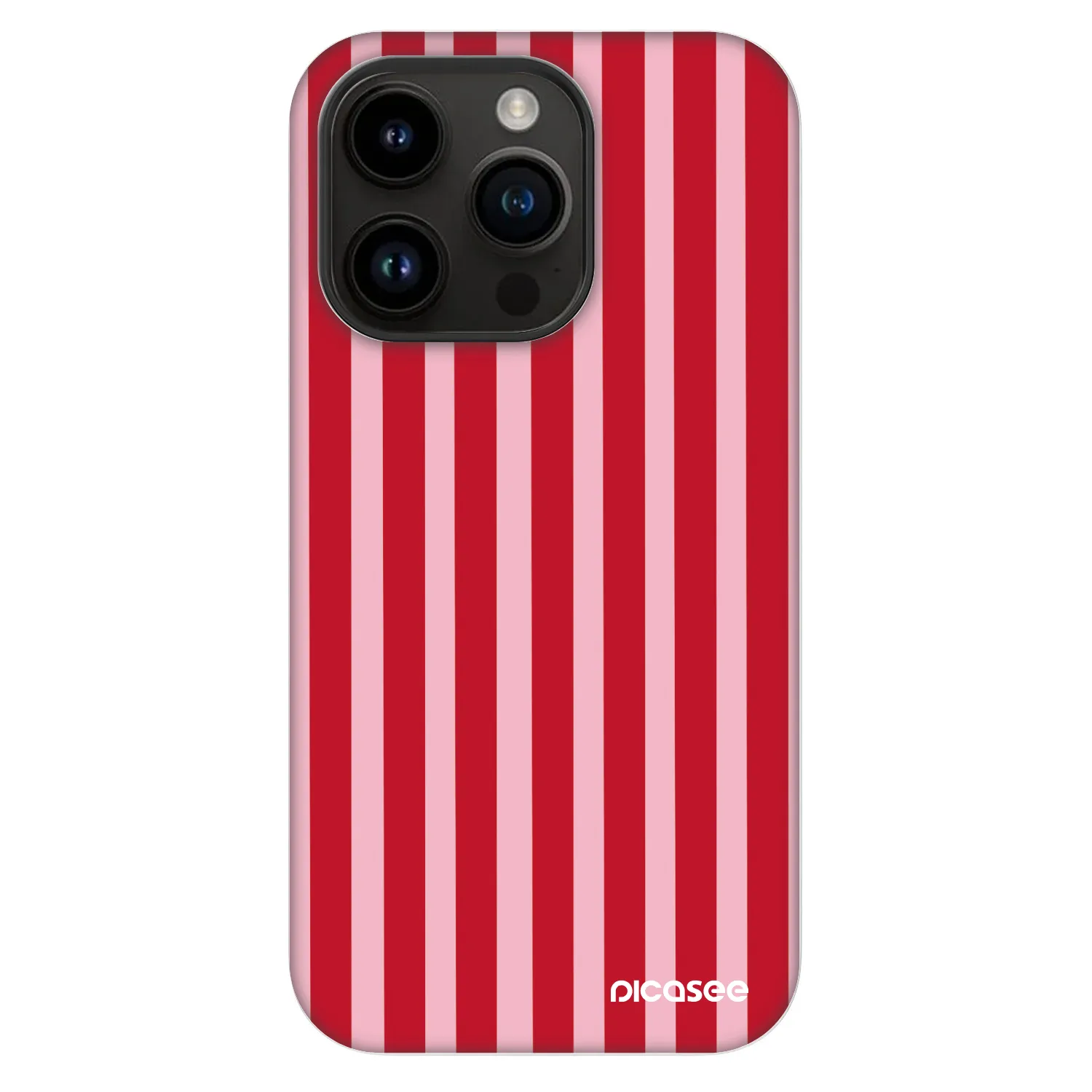 Picasee Fashion Case MagSafe für Apple iPhone 14 Pro - Lines red