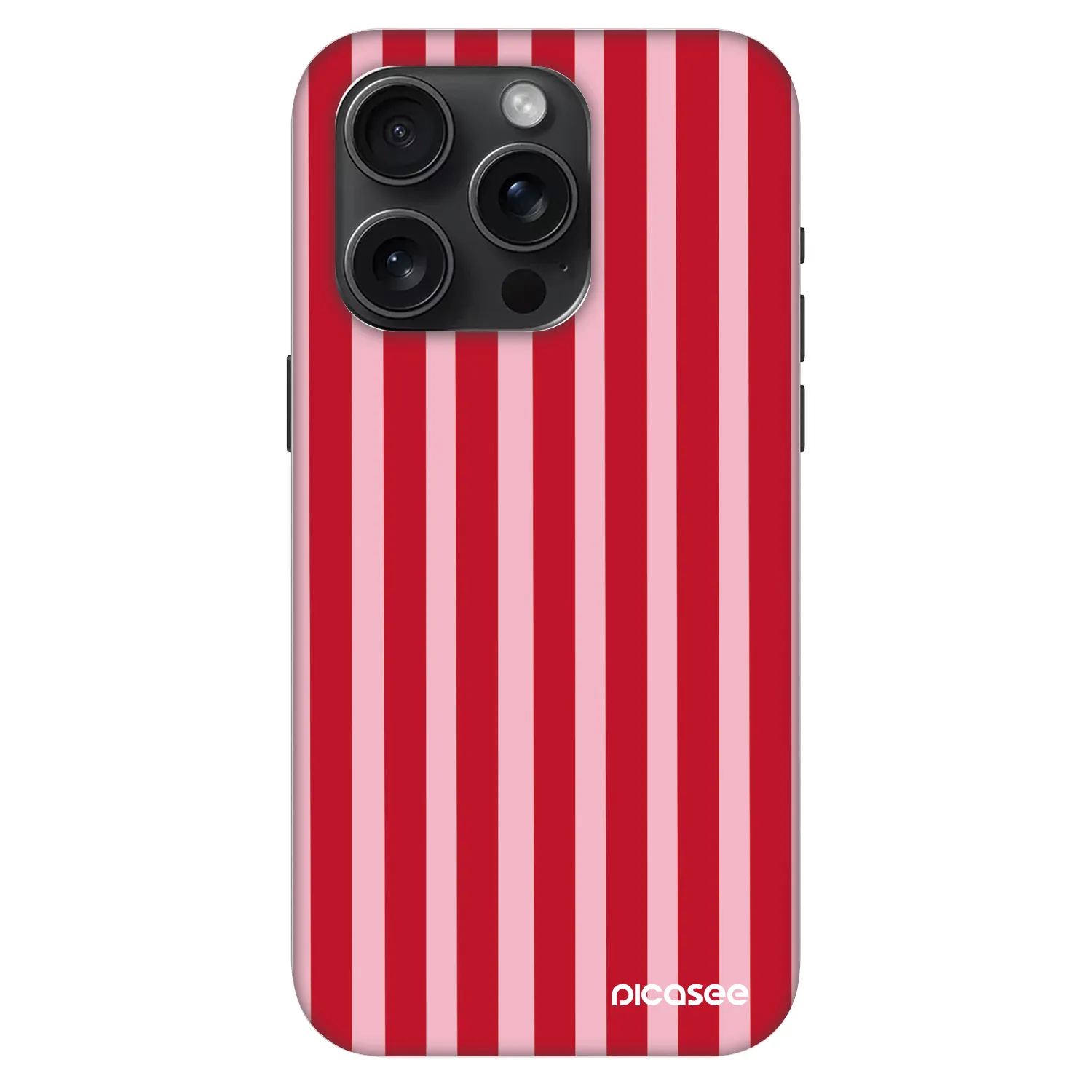 Picasee Fashion Case MagSafe für Apple iPhone 15 Pro - Lines red
