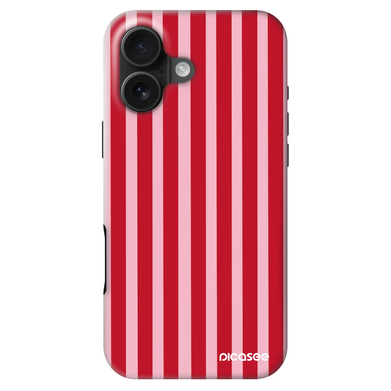 Picasee Fashion Case MagSafe für Apple iPhone 16 - Lines red