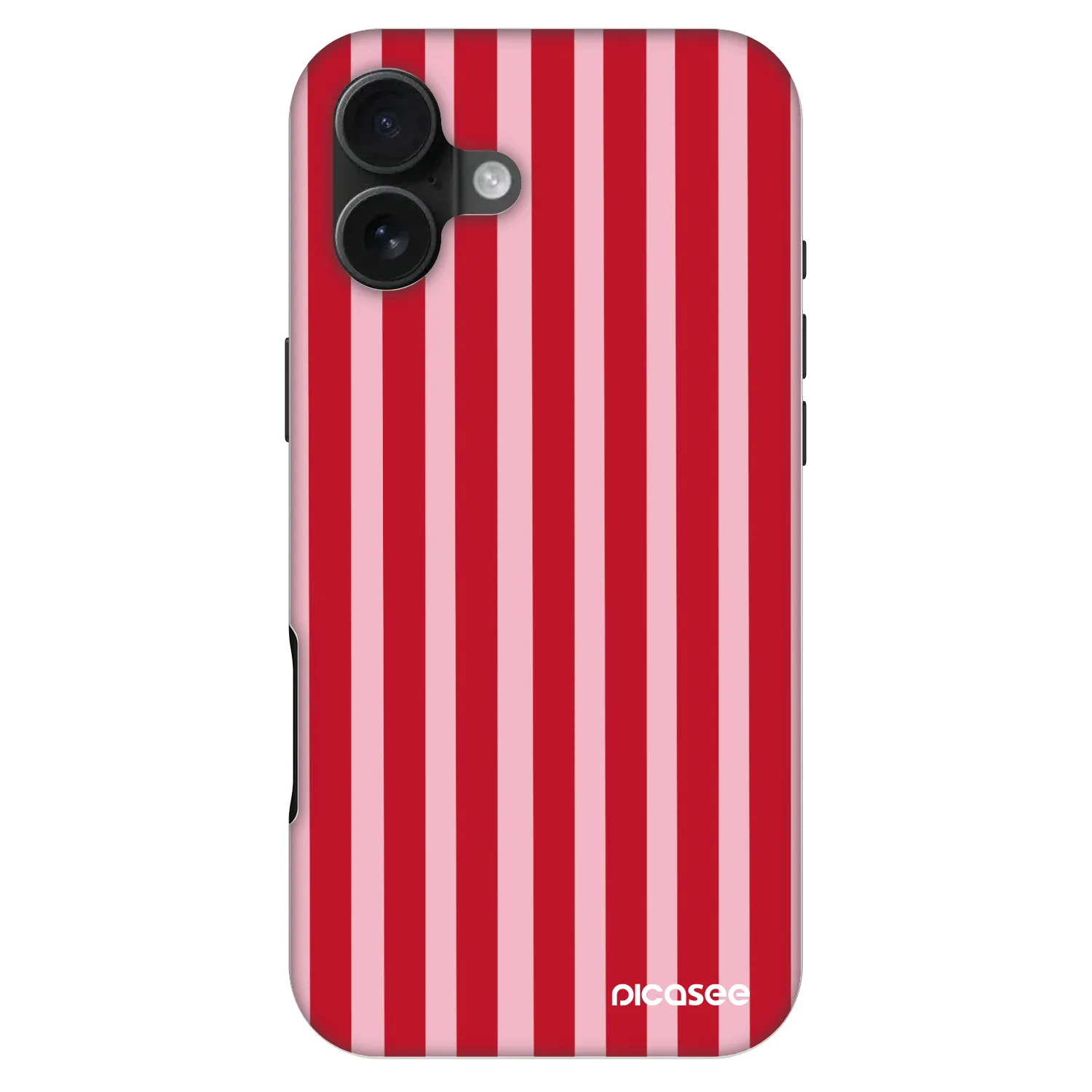 Picasee Fashion Case MagSafe für Apple iPhone 16 Plus - Lines red
