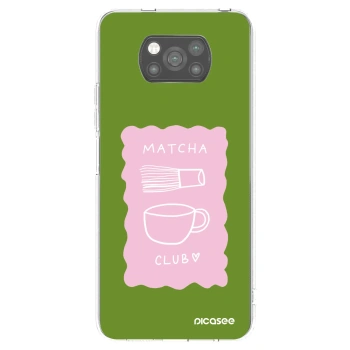 Picasee Xiaomi Poco X3 Hülle - Schwarzes Silikon - Matcha club