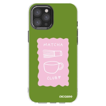 Picasee Apple iPhone 12 Pro Max Hülle - Transparentes Silikon - Matcha club
