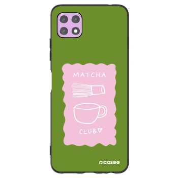 Picasee Samsung Galaxy A22 A226B 5G Hülle - Schwarzes Silikon - Matcha club