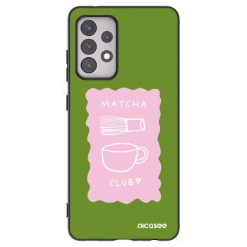 Picasee Samsung Galaxy A52s 5G A528B Hülle - Schwarzes Silikon - Matcha club