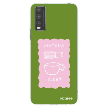 Picasee Vivo Y20s Hülle - Transparentes Silikon - Matcha club