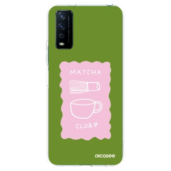 Picasee Vivo Y11s Hülle - Transparentes Silikon - Matcha club