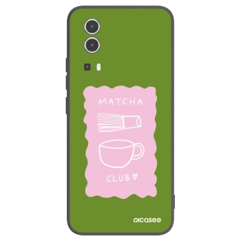 Picasee Vivo Y72 5G Hülle - Schwarzes Silikon - Matcha club