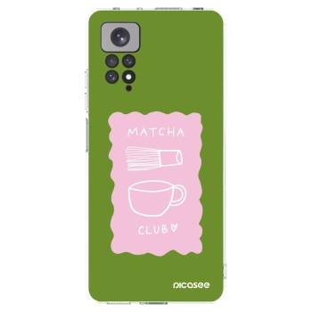 Picasee Xiaomi Redmi Note 11 Hülle - Transparentes Silikon - Matcha club