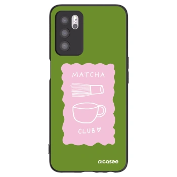 Picasee OPPO A16 Hülle - Schwarzes Silikon - Matcha club