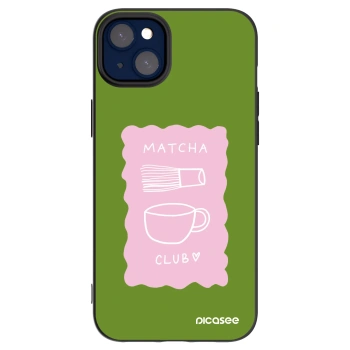 Picasee Apple iPhone 14 Plus Hülle - Schwarzes Silikon - Matcha club