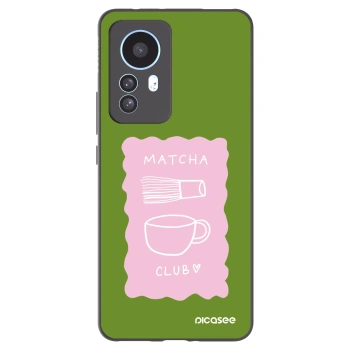 Picasee Xiaomi 12T Pro Hülle - Schwarzes Silikon - Matcha club
