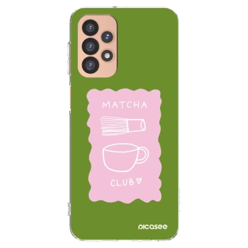 Picasee Samsung Galaxy A23 A236B 5G Hülle - Transparentes Silikon - Matcha club