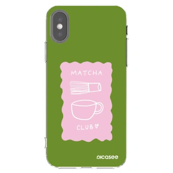 Picasee Apple iPhone X/XS Hülle - Transparentes Silikon - Matcha club